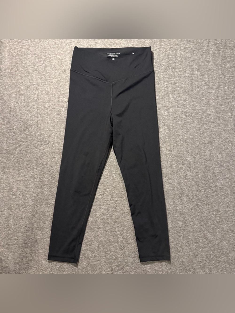 American Eagle Lightweight Everything Leggings Womens L Long black 7/8 length